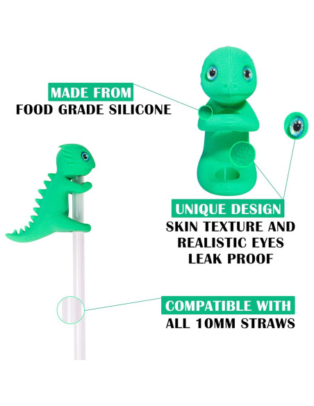 Tapa de Pajita Dragón Bebé PETS AND MORE para Tumbler 30oz