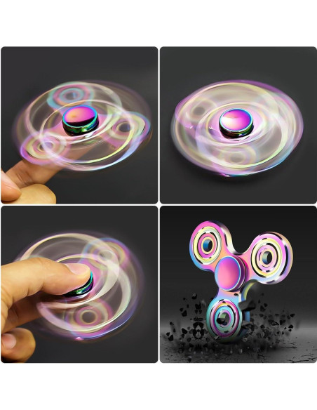 Fidget Spinner ATESSON Alivio Estrés Rodamiento Acero Inoxidable