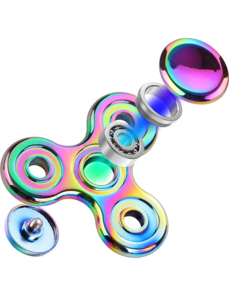 Fidget Spinner ATESSON Alivio Estrés Rodamiento Acero Inoxidable