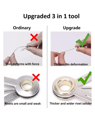 50 Pantallas de Tubo Acero Inoxidable 1.27-1.90 cm con Herramienta