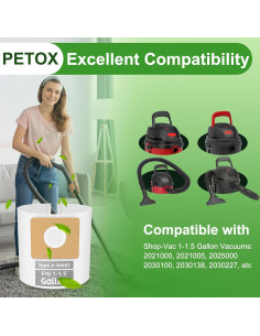 Paquete de 3 Bolsas de Vacío PETOX 1.5 Galones Tipo A 90667 2