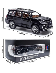 Modelo de Coche de Fundición 1:24 BHYDRY con Luz y Sonido 2