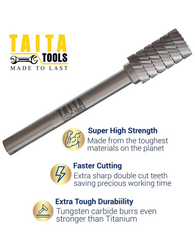 Fresa de Carburo Doble Corte TaitaTools SA-3 2.01cm