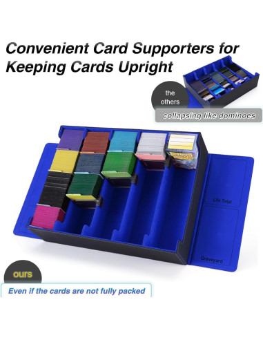 Caja de Almacenamiento de Cartas Venssu 5 Filas 3800+ Cartas