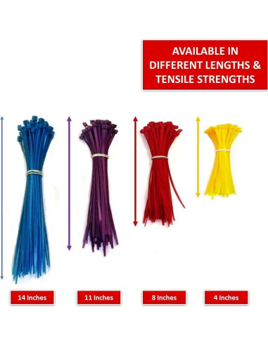 Corbatas de Cierre Kable Kontrol 10 cm 100 Pcs 8.16 Kg Gris