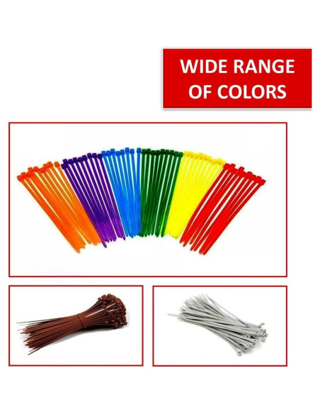 Corbatas de Cierre Kable Kontrol 10 cm 100 Pcs 8.16 Kg Gris