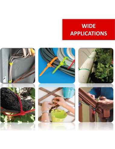 Corbatas de Cierre Kable Kontrol 10 cm 100 Pcs 8.16 Kg Gris