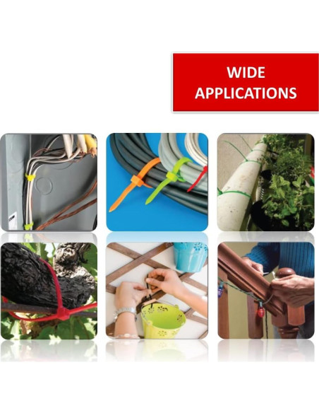 Corbatas de Cierre Kable Kontrol 10 cm 100 Pcs 8.16 Kg Gris