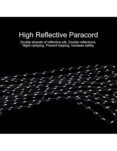 Cuerdas de Tienda Reflectantes Smithok 5m 6 Paquete 4mm