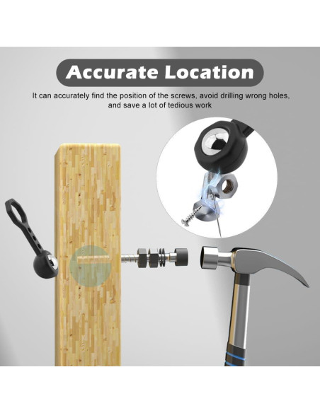 Buscador de Estudio Magnético 2 Pcs Trasylph 6.6x2cm