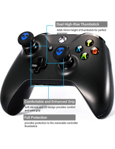 Extensor de Thumbstick y Cubierta de Silicona PlayRealm para Xbox 2