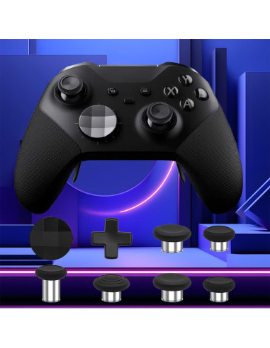 Kit 17 en 1 Accesorios Reemplazo Thumbsticks Metal Xbox One Elite