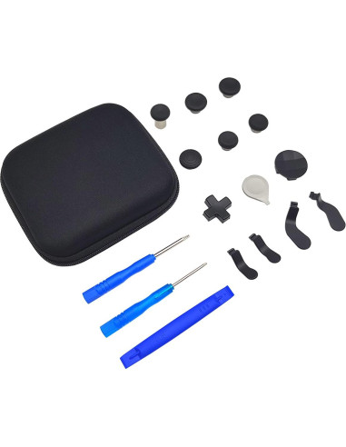 Kit 17 en 1 Accesorios Reemplazo Thumbsticks Metal Xbox One Elite
