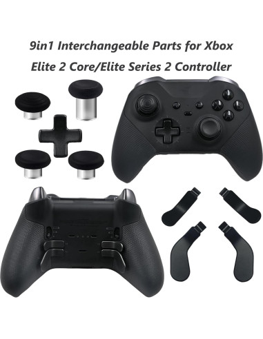 Kit 9 en 1 Accesorios para Controlador Xbox Elite Series 2