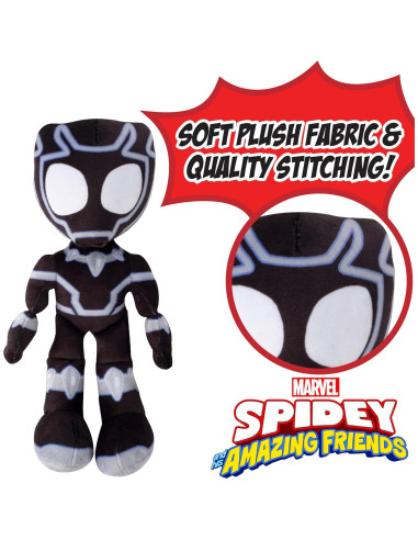 Peluche Pantera Negra Marvel 20cm - Spidey y Sus Amigos