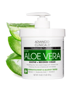 Crema Hidratante de Aloe Vera Advanced Clinicals 453g