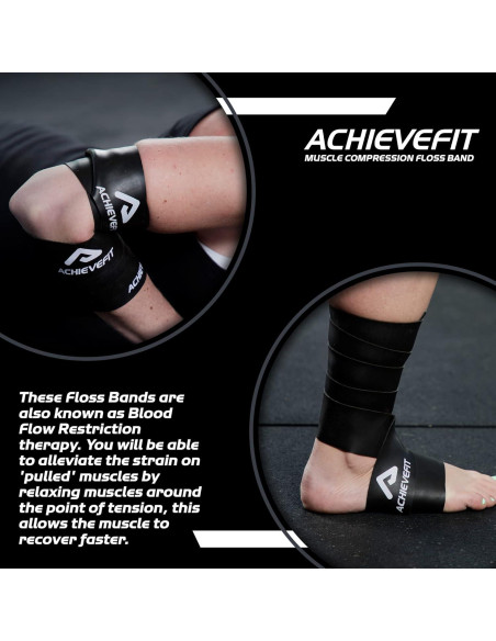 Banda de Compresión Muscular Achieve Fit - 2 Unidades