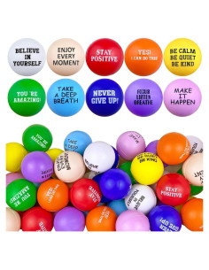 80 Pelotas Antiestrés Coloridas XIPEGPA 4 cm para Relajación