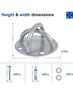 Soporte de Montaje en Pared Srrmod SR-DH-1206 para Entrenamiento 2