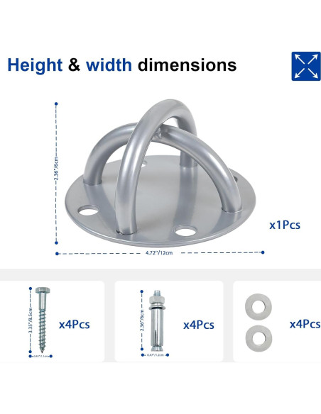 Soporte de Montaje en Pared Srrmod SR-DH-1206 para Entrenamiento