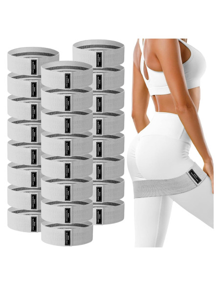 24 Bandas de Resistencia Bunnycool para Ejercicio y Fitness