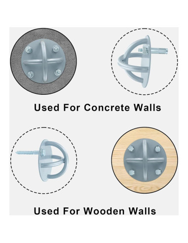 Soporte de Montaje en Pared Srrmod SR-DH-1206 para Entrenamiento