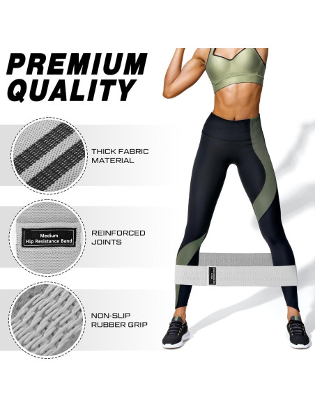 24 Bandas de Resistencia Bunnycool para Ejercicio y Fitness