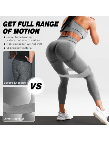 24 Bandas de Resistencia Bunnycool para Ejercicio y Fitness