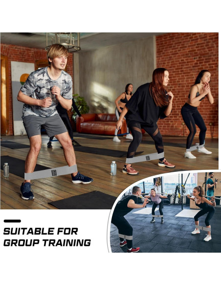 24 Bandas de Resistencia Bunnycool para Ejercicio y Fitness