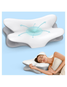 Almohada Cervical Ergonómica Besyodo con Funda Refrigerante