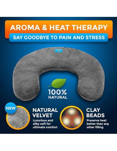 Funda Calentable para Cuello y Hombros PhysioNatural 28x18cm