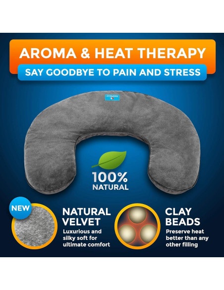 Funda Calentable para Cuello y Hombros PhysioNatural 28x18cm