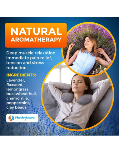 Funda Calentable para Cuello y Hombros PhysioNatural 28x18cm