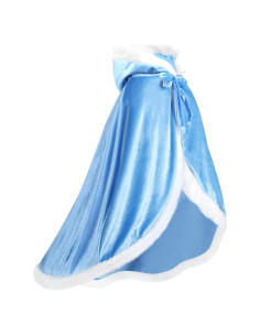 Capa con capucha para disfraz de princesa Visofayo 4-5T
