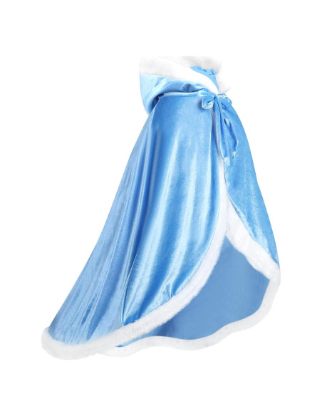 Capa con capucha para disfraz de princesa Visofayo 4-5T