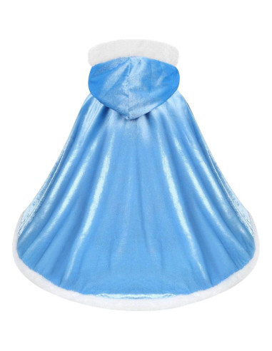 Capa con capucha para disfraz de princesa Visofayo 4-5T