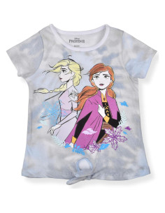 Camisetas de Niña Disney Frozen Elsa y Anna - Paquete 2 2
