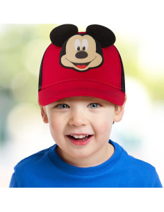 Gorra de béisbol Disney Mickey Mouse para niños 2-4T y 4-7T 2
