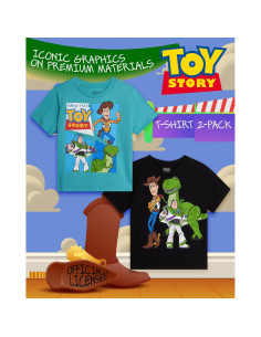 Camisetas Gráficas Disney Toy Story 2 Piezas Niños 5-6 Años 2