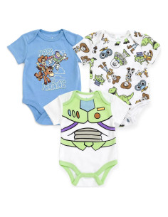 Body de Bebé Disney Mickey Mouse 3 Pzs 0-24 Meses