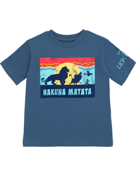 Paquete 3 Camisetas Manga Corta Disney Niños - Simba, Stitch, Cars