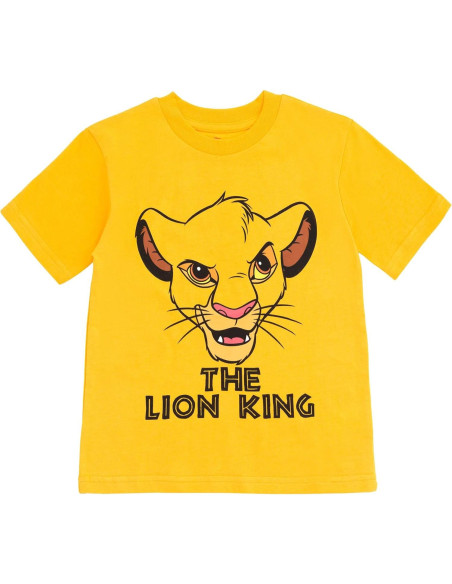 Paquete 3 Camisetas Manga Corta Disney Niños - Simba, Stitch, Cars