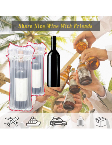 10 Fundas Protectoras para Botellas de Vino STAYWILD