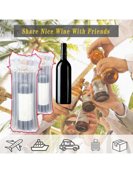 10 Fundas Protectoras para Botellas de Vino STAYWILD