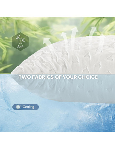 Almohada Ergonómica Ajustable Btasleeep Queen Espuma Viscoelástica