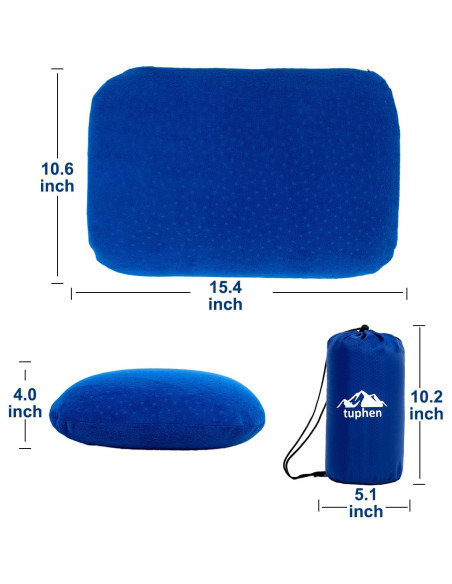 Almohada de Camping Tuphen Espuma Viscoelástica 39x27 cm