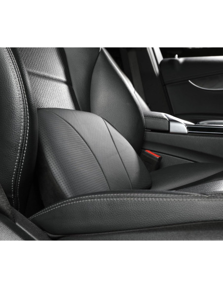 Cojín Lumbar POKSRI Cuero de Vaca 39x22 cm Espuma Memoria