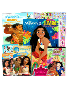 Conjunto de Libros para Colorear Disney Moana - 2 Libros y Más