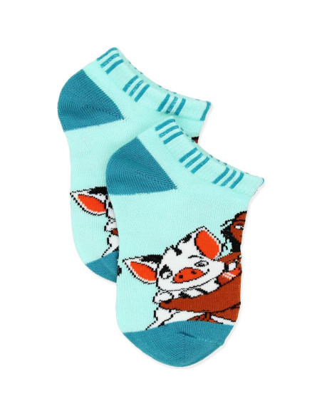 Conjunto 6 pares calcetines Moana Disney para niñas