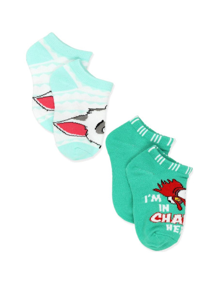 Conjunto 6 pares calcetines Moana Disney para niñas